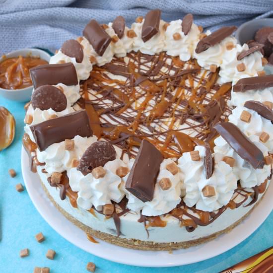 Galaxy Caramel Cheesecake