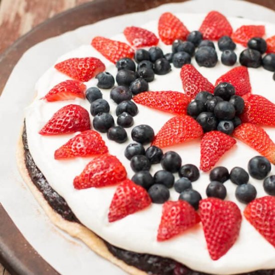 Berry Fruit Pizza Pie