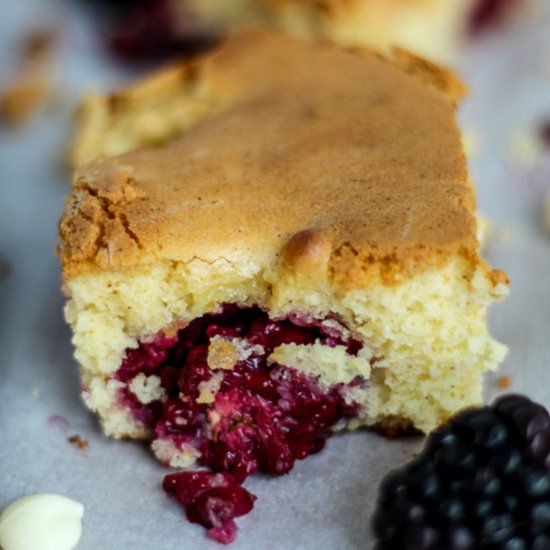 Blackberry White Chocolate Bars