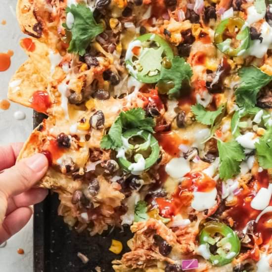 BBQ Chicken Nachos!