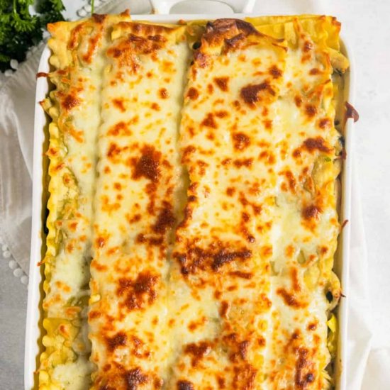 White Chicken Lasagna!