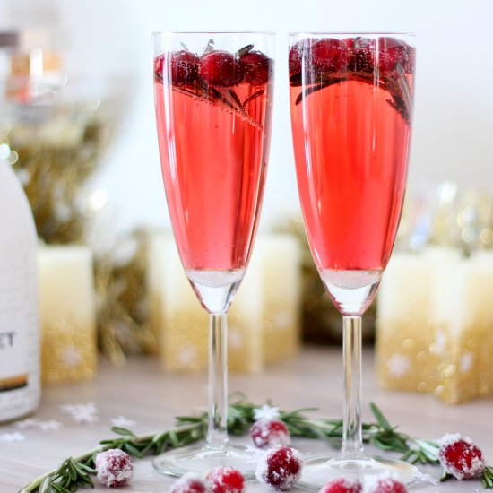 Cranberry mimosa