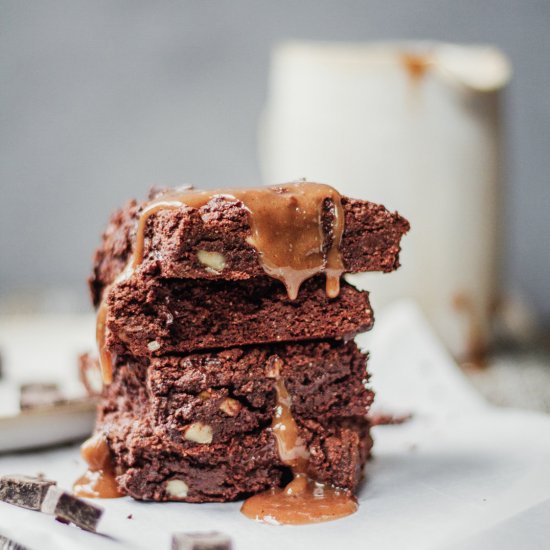 Healthy Fudgy Almond Butter Brownie