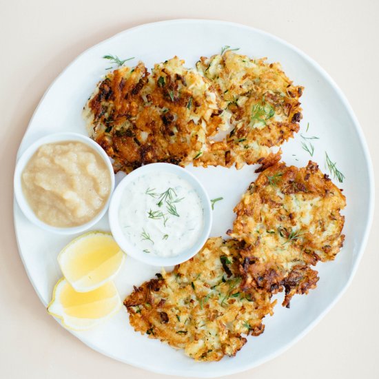 Crispy Zucchini Potato Pancakes