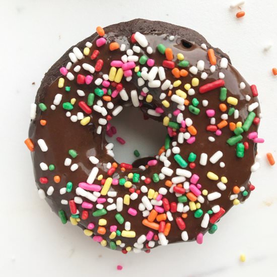 Baked Chocolate Protein Donuts!