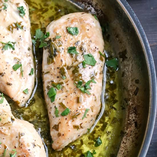 Paleo Skillet Cilantro Chicken