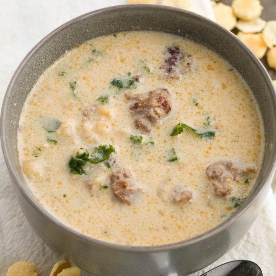 LOW CARB KETO ZUPPA TOSCANA SOUP