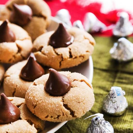 Peanut Butter Kiss Cookies