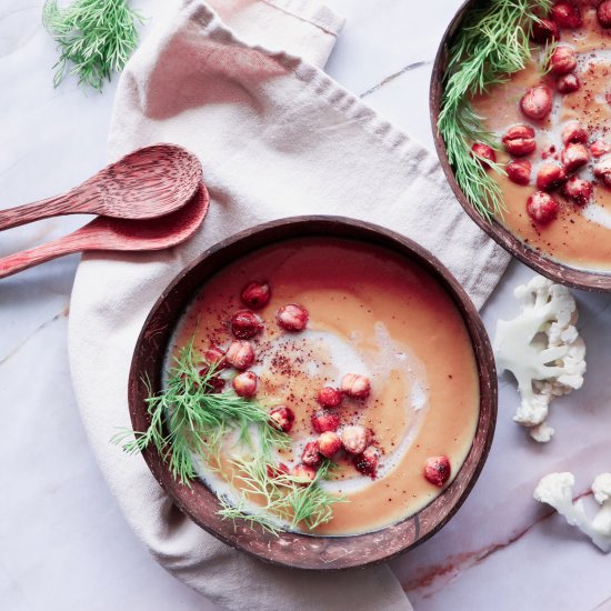 Vegan Cauliflower Soup