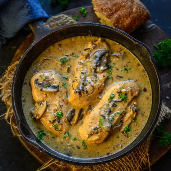 Chicken with Mushroom Sauce