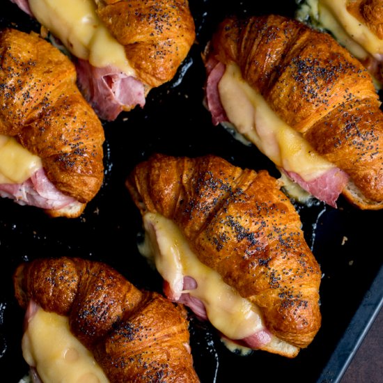 Ham and Cheese Croissants