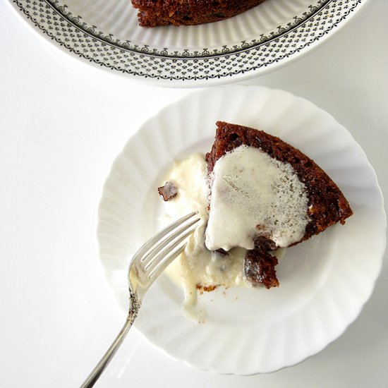 Steamed Persimmon Pudding