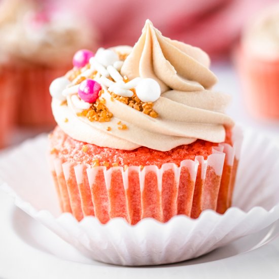 Pink Champagne Cupcakes