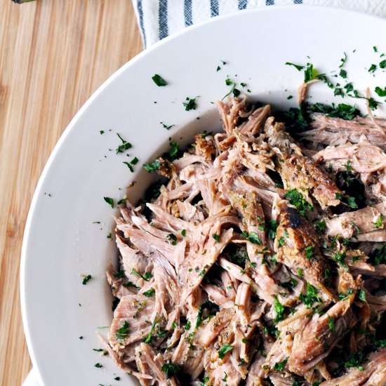 Slow Cooker Shredded Pork