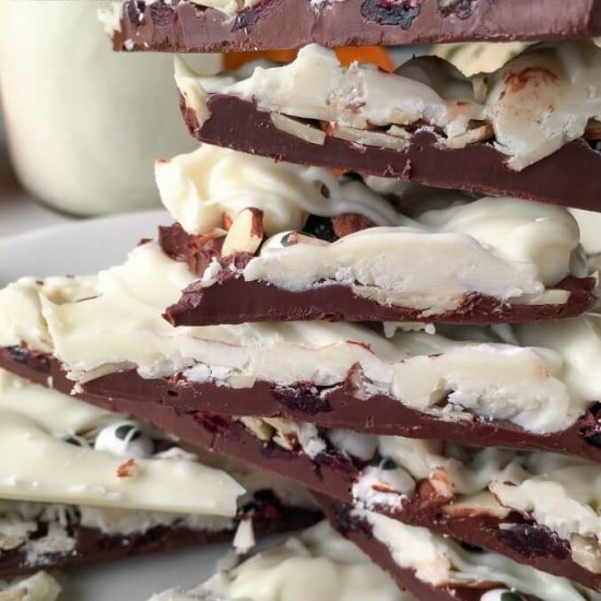 Fruit and Nut Chocolate Bark