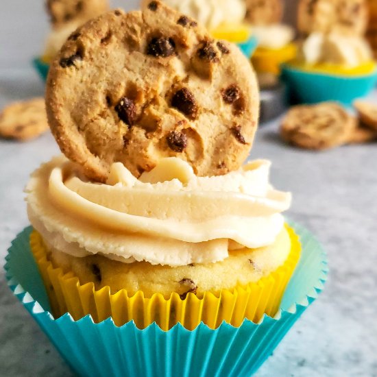 Chocolate Chip Cookie Cupcakes