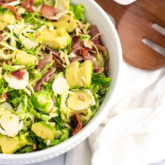 Shredded Brussels Sprouts Salad