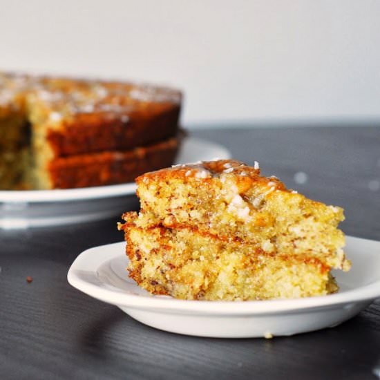 COCONUT BANANA CAKE