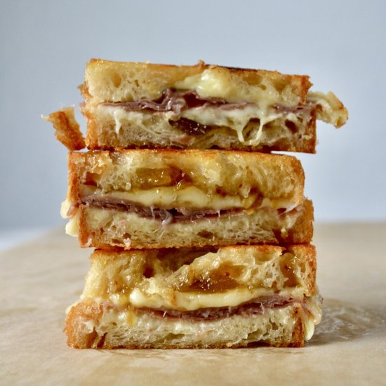 Prosciutto & Gruyere Grilled Cheese