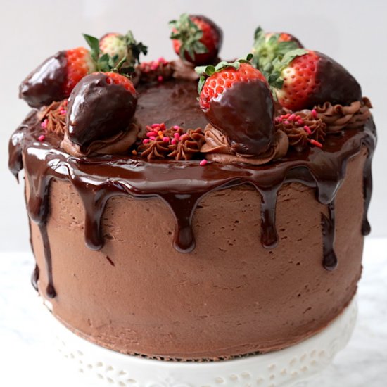 Chocolate Strawberry Cake