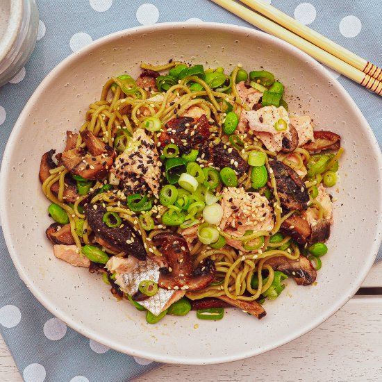 SALMON SOBA NOODLE BOWL