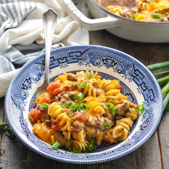 Cheeseburger Casserole