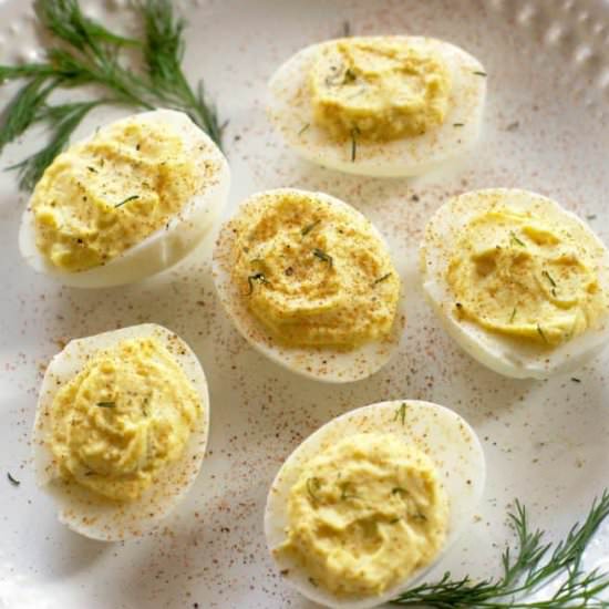 Horseradish Deviled Eggs