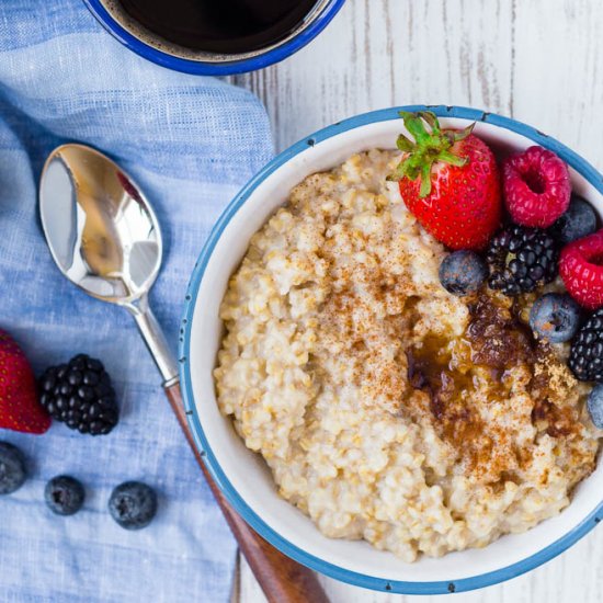 Instant Pot Steel Cut Oats