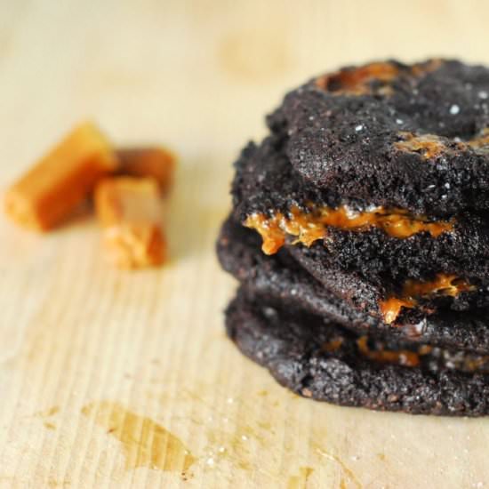 SALTED CARAMEL MOCHA COOKIES