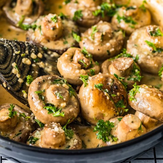 Garlic Butter Mushrooms!