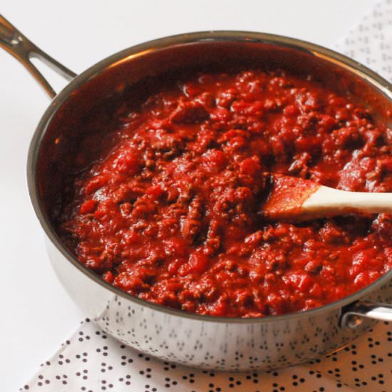 SIMPLE MEAT SAUCE