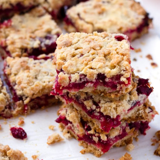 Cranberry Crumb Bars