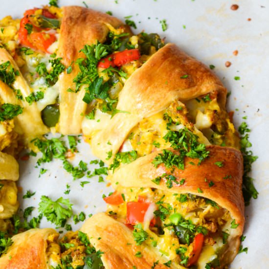 Egg & Veggie Crescent Roll Bake