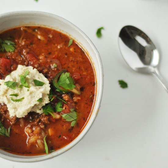 Instant Pot Lasagna Soup