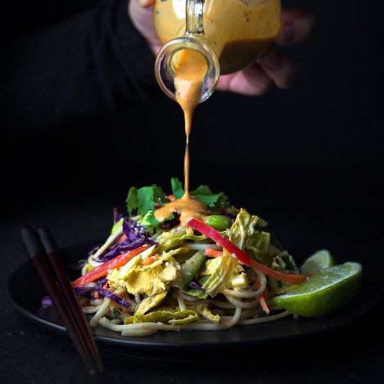 Sesame Miso Noodle Salad