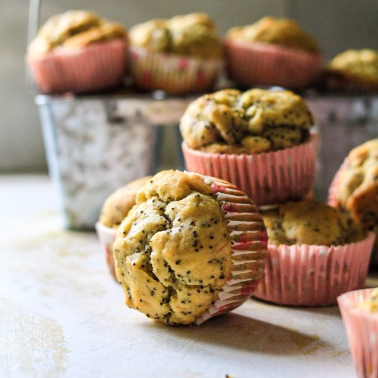 Banana Poppyseed Muffins