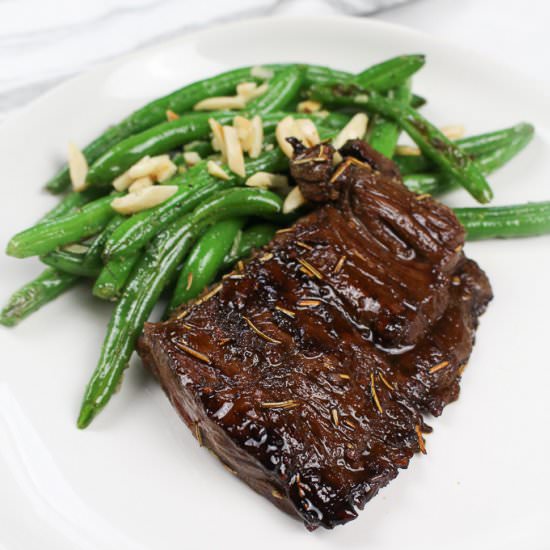 Balsamic Marinated Skirt Steak