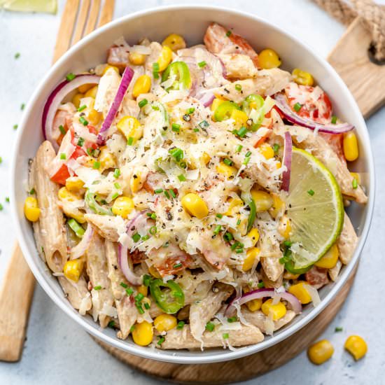 MEXICAN STREET CORN PASTA SALAD