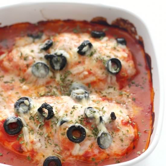 Dairy-Free Pizza Chicken Bake