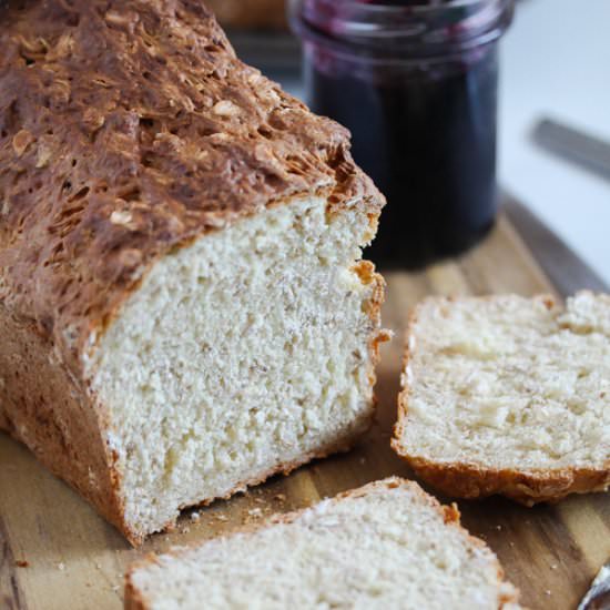 Oat Bread without Yeast