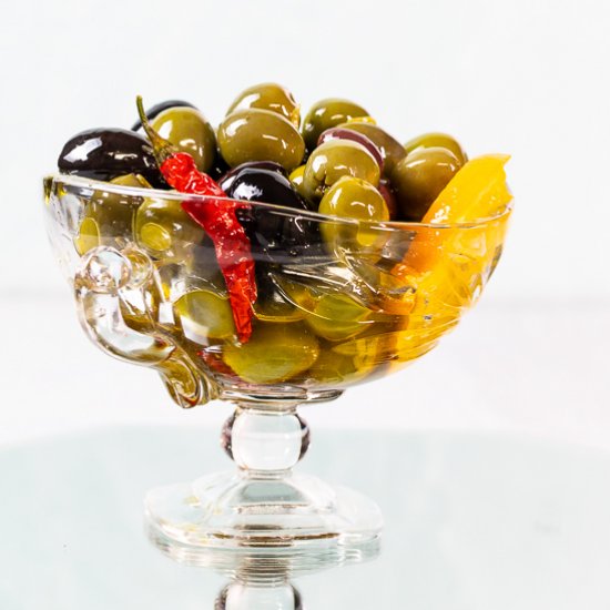 Spicy Marinated Olives