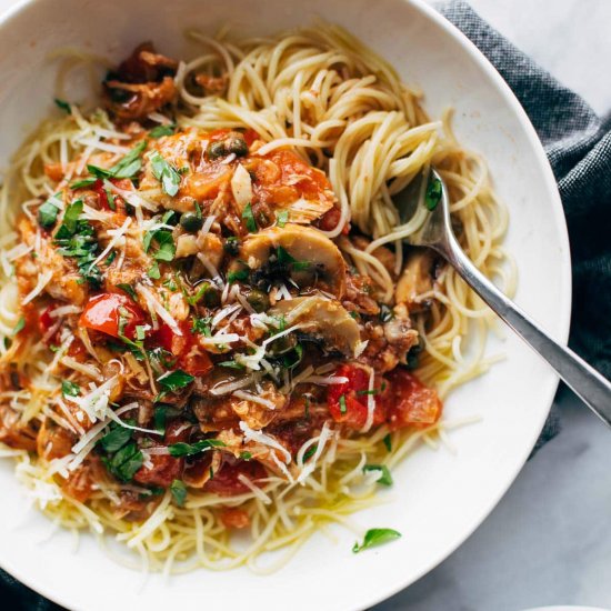 Instant Pot Chicken Cacciatore