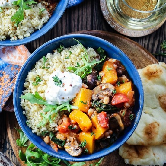 moroccan butternut squash stew