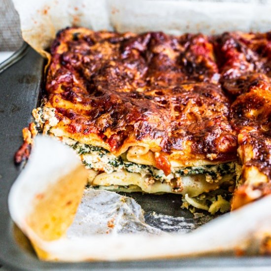 Spinach and Ricotta Lasagne