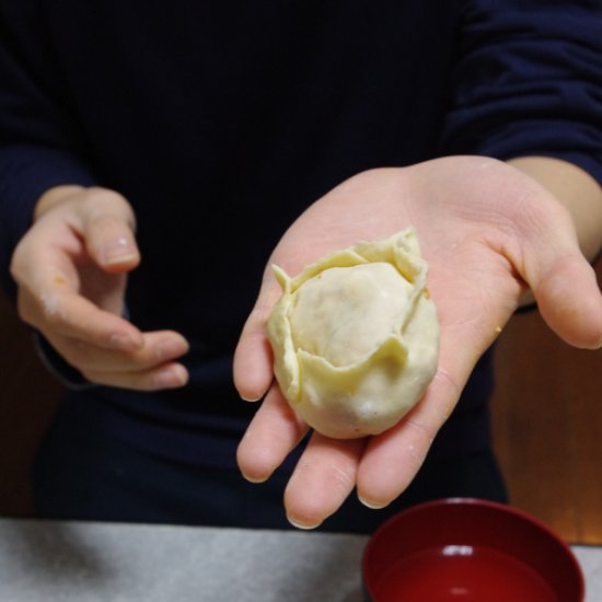 Kimchi mandoo, Korean dumplings