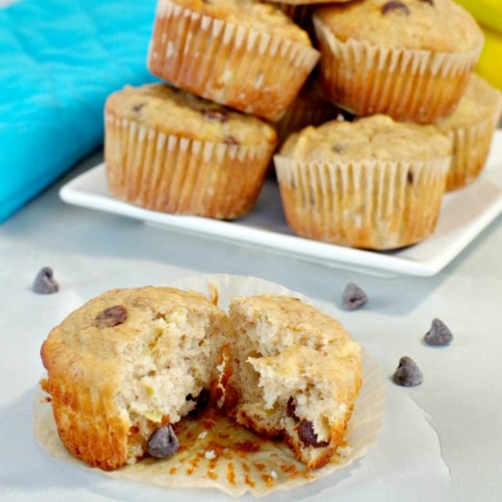 Banana Chocolate Chip Muffins