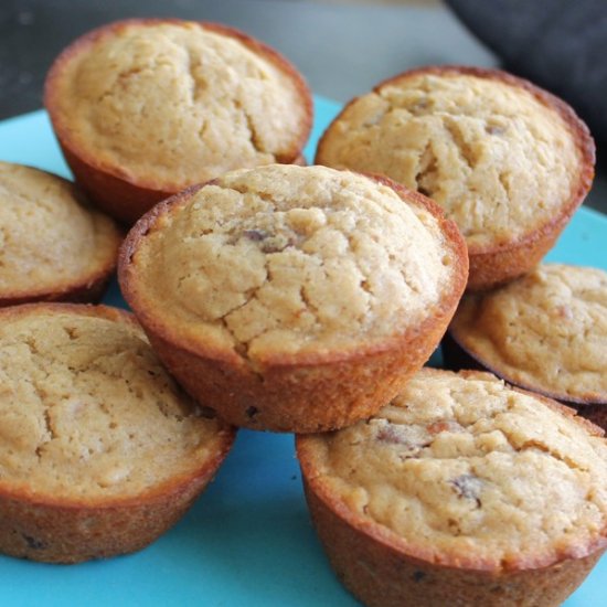 Honey Date Oat Muffins