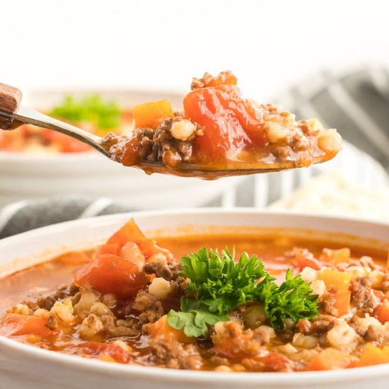 Easy Hamburger Soup