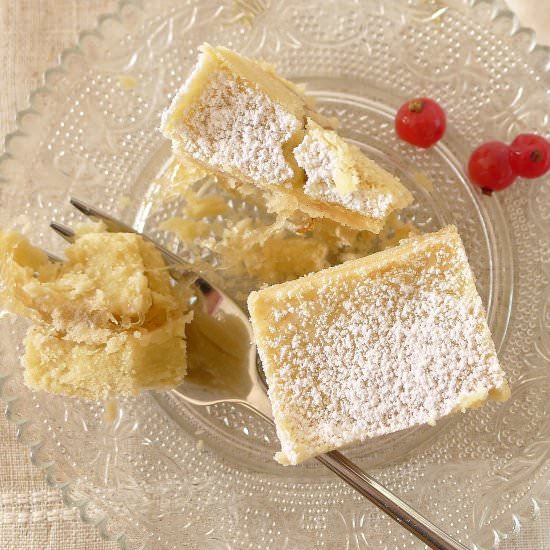 Shortbread Bars with Angel’s Hair