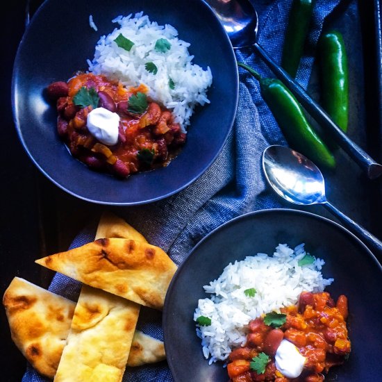 Red Kidney Bean Curry (Rajma)